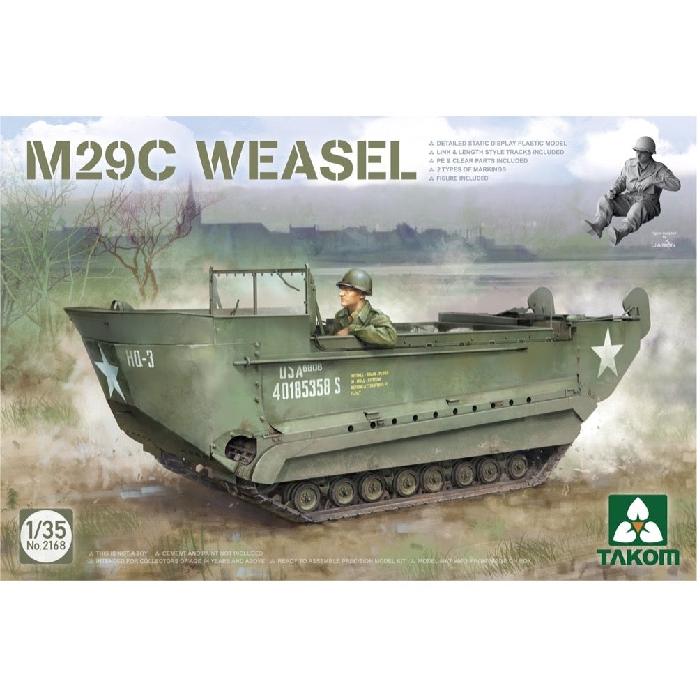 Takom 2168 1/35 M29C Weasel – Metro Hobbies