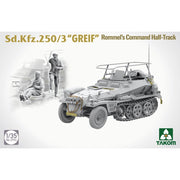 Takom 2194W 1/35 Sd.Kfz 250/1 + Sd.Kfz 250/3 Greif Rommel Command Half-Track + 1/16 Erwin Rommel