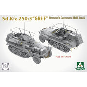 Takom 2194W 1/35 Sd.Kfz 250/1 + Sd.Kfz 250/3 Greif Rommel Command Half-Track + 1/16 Erwin Rommel
