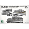 Takom 2200W 1/35 Tiger I Big Box Mid and Late and Mid/Otto Carius and 1/16 Otto Carius Limited Edition Combo