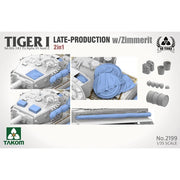 Takom 2200W 1/35 Tiger I Big Box Mid and Late and Mid/Otto Carius and 1/16 Otto Carius Limited Edition Combo