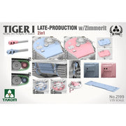 Takom 2200W 1/35 Tiger I Big Box Mid and Late and Mid/Otto Carius and 1/16 Otto Carius Limited Edition Combo