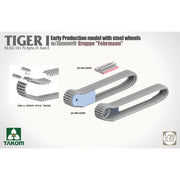 Takom 2202 1/35 Tiger I  Sd.Kfz.181 Pz.Kpfw.VI Ausf.E Early-Production w/ Steel Wheels and Zimmerit Groppe Fehrmann