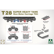 Takom 1/35 T28 Super Heavy Tank Gun Motor Carriage T95