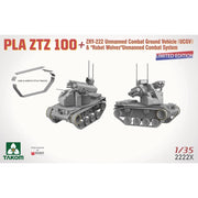 Takom 1/35 PLA ZTZ 100 + ZRY-222 Unmanned Combat Ground Vehicle Robot Wolves Unmanned Combat System