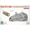 Takom 1/35 PLA ZTZ 100 + ZRY-222 Unmanned Combat Ground Vehicle Robot Wolves Unmanned Combat System