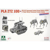 Takom 1/35 PLA ZTZ 100 + ZRY-222 Unmanned Combat Ground Vehicle Robot Wolves Unmanned Combat System