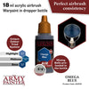 The Army Painter AW3115 Warpaints Air Omega Blue 18ml Acrylic Paint