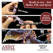 The Army Painter AW3115 Warpaints Air Omega Blue 18ml Acrylic Paint