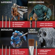 The Army Painter TL5070 Mega Brush Set