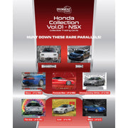Tarmac Works C-HONC-01 Honda Collection Vol.01 NSX Trading Cards (Single Pack)