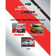 Tarmac Works C-MITE-01 Mitsubishi Event SP. Vol.01 Lancer Evo Box Trading Cards (Single Pack)