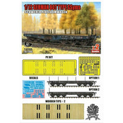 T-Model 1/72 German 80T Type SWyms Schwerer Platformwagen