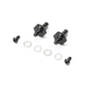 TLR Aluminium Front Axle Set Black 22S Sprint Car TLR-1054