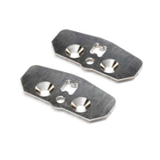 TLR +1 Titanium Adjustable Chassis Skid Plate 2pcs 8X 2.0 TLR-1228