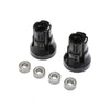 TLR TLR144003 Black Aluminium 3 Deg Rear Axle Mount Set LMT Tuned LMT