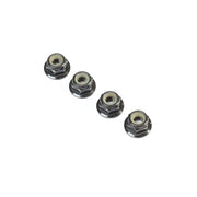TLR TLR236009 Black Alum Flanged Locknut M4 x 0.7mm x 7mm 4pcs 22 5.0 DC Elite