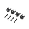 TLR TLR314010 Upper Shock Mount Black Aluminium 4pcs Mini LMT
