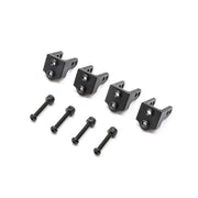 TLR TLR314010 Upper Shock Mount Black Aluminium 4pcs Mini LMT