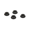 TLR TLR336003 M4 Aluminium Serrated Nuts Low Profile Black 4pcs 22 5.0 22X-4