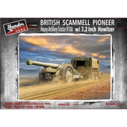 Thunder Models 35212 1/35 British Scammell Pioneer Heavy Artillery Tractor R100 with 7.2 Inch Howitzer