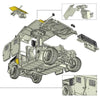 T-Model 1/72 U.S. HMMWV M1114 Model Kit