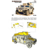 T-Model 1/72 U.S. HMMWV M1114 with GPK Turret Model Kit