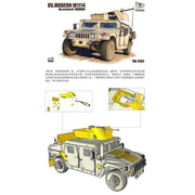 T-Model 1/72 U.S. HMMWV M1114 with GPK Turret Model Kit