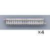 Tomix 1015 N Straight PC Track 3-7/8" 99mm(4)