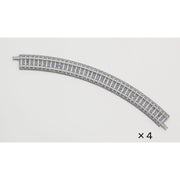 Tomix 1195 N Curve PC Track 9-9/16" 243mm Radius 45¬∞ (4)