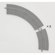 Tomix 1796 N Tram Mini Curve Track 5-1/2" 140mm 2 each of 30 & 60¬∞
