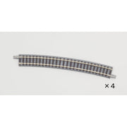 Tomix 1853 N Curve Track 21-5/16" 541mm Radius 15¬∞ (4)