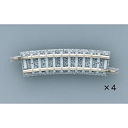 Tomix 1863 N Curve PC Track 9-9/16" 243mm Radius 15¬∞ (4)