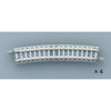 Tomix 1864 N Curve PC Track 13-15/16" 354mm Radius 15¬∞ (4)