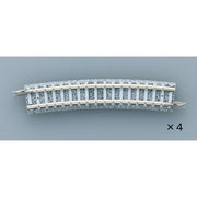Tomix 1864 N Curve PC Track 13-15/16" 354mm Radius 15¬∞ (4)