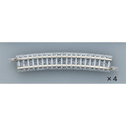 Tomix 1865 N Curve PC Track 15-3/8" 391mm Radius 15¬∞ (4)