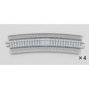 Tomix 1876 N Overhead Curve PC Tracks 541mm 15d set of 4