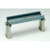 Tomix 3027 N 1 Track through girder PC bridge w/piers 140mm long - blue