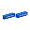 Tomix 3161 N U46A-30000 type container (Nippon Express blue 2 pieces)