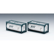 Tomix 3175 N ISO20ft tank container (frame type Nippon Oil Transport green 2 pieces)