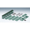 Tomix 3267 N Single Truss Iron Bridge 280mm Green w/bridge support (2)