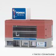 Tomix N Mid-size Office Building Dark Red