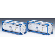 Tomix 53143 HO ISO 20ft tank container frame type NRS 2/set
