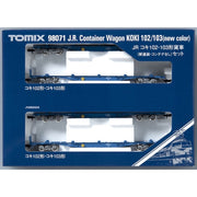 Tomix N KOKI 102.103 Container Wagon new deco 4cars