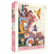 New York Puzzle Company Among Flowers 500pc Jigsaw Puzzle