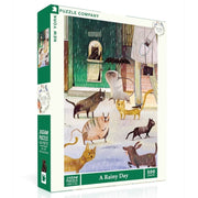 New York Puzzle Company Puzzle A Rainy Day 500pc Jigsaw Puzzle
