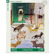 New York Puzzle Company Puzzle A Rainy Day 500pc Jigsaw Puzzle