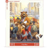 New York Puzzle Company Peter de Seve City Bear 1000pc Jigsaw Puzzle