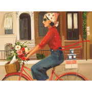 New York Puzzle Company Janet Hill Brownstones 1000pc Jigsaw Puzzle