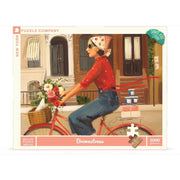 New York Puzzle Company Janet Hill Brownstones 1000pc Jigsaw Puzzle